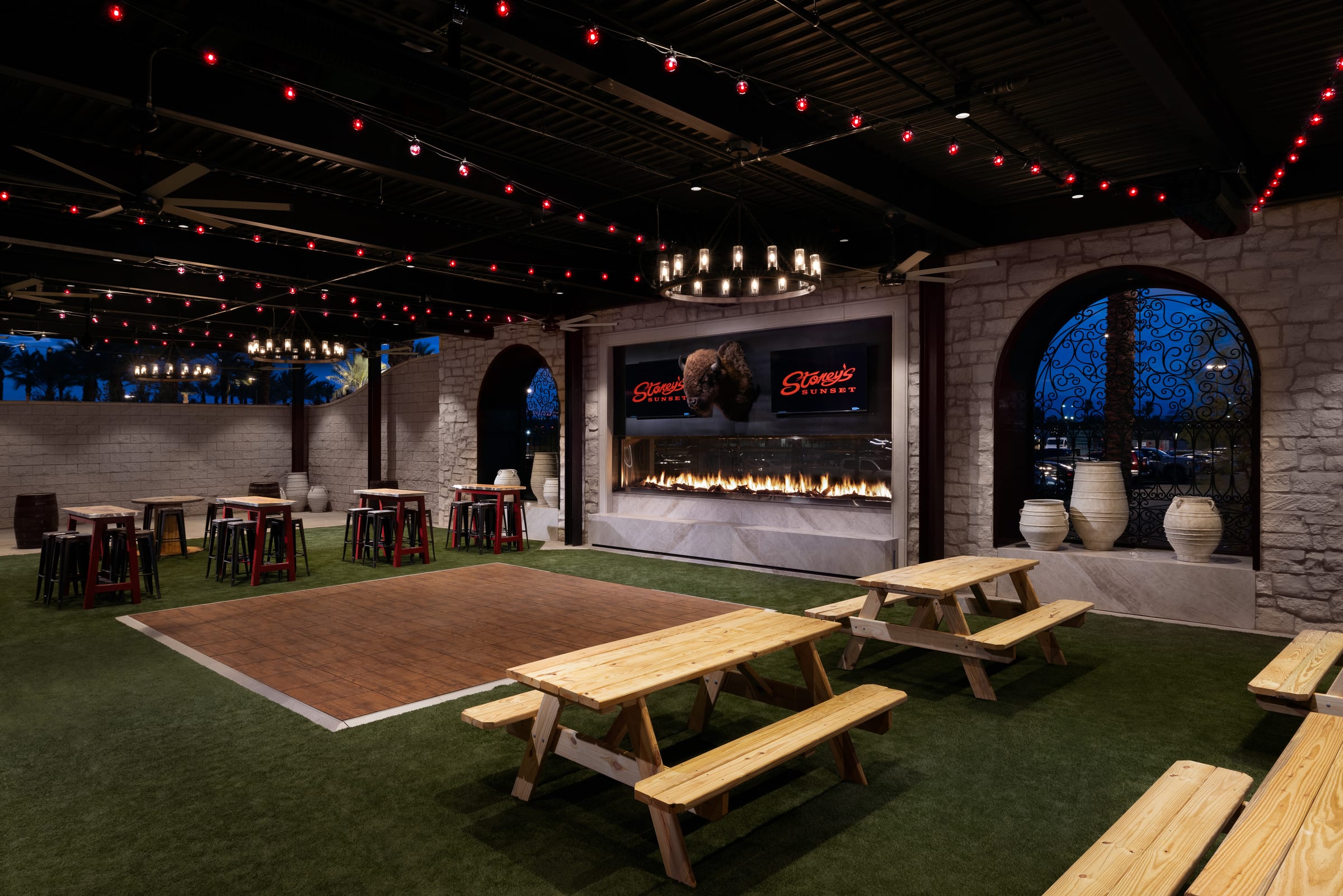 The Patio at Stoney's Sunset