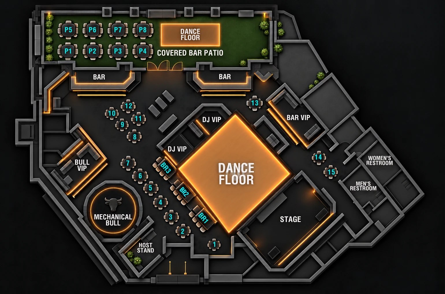 Map of the venue